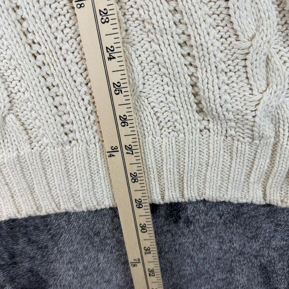 Vtg 80's Findochty Cricket Tennis Chunky Knitted Sweater Men's XL V-Neck - Picture 5 of 9